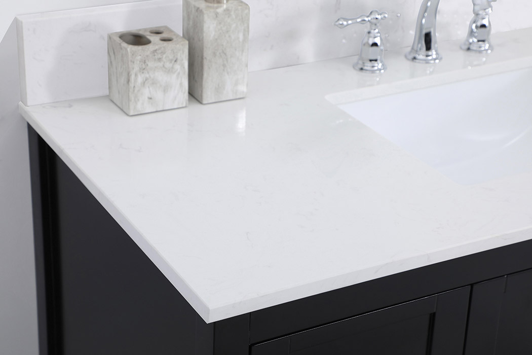Elegant Bathroom Vanity - Black (VF16448BK-BS)