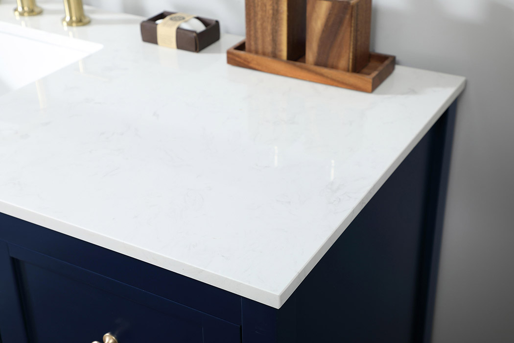 Elegant Bathroom Vanity - Blue (VF16460BL)