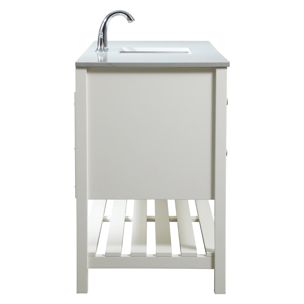 Elegant Bathroom Vanity - White (VF16460WH)