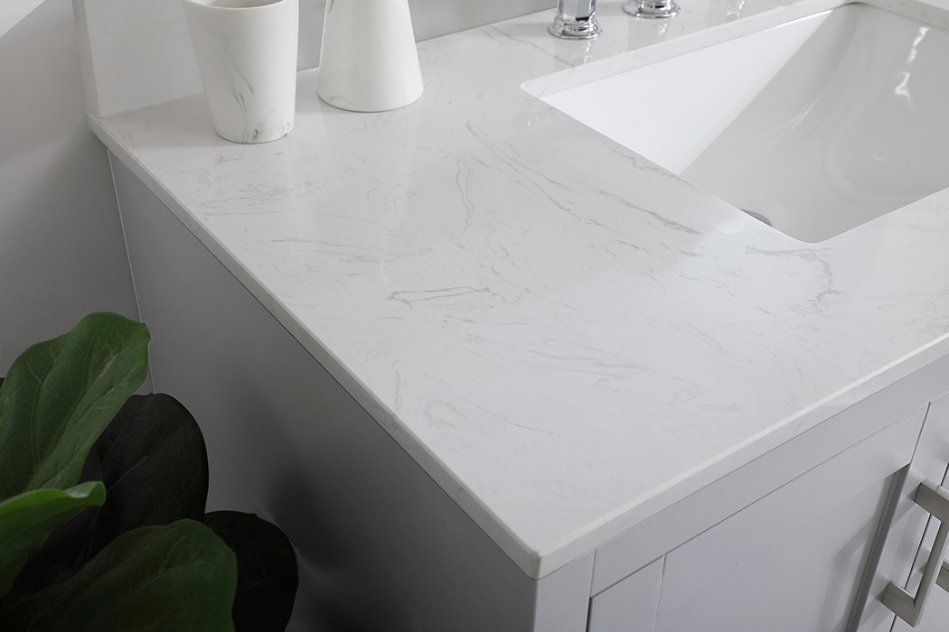 Elegant Bathroom Vanity - Gray (VF17042GR-BS)