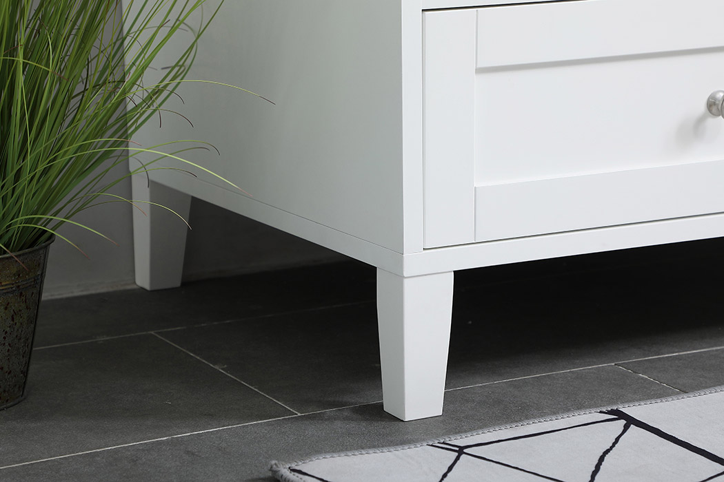Elegant Bathroom Vanity - White (VF18036WH)