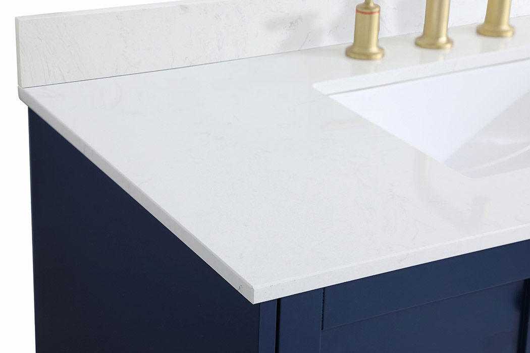 Elegant Bathroom Vanity - Blue (VF18042BL-BS)