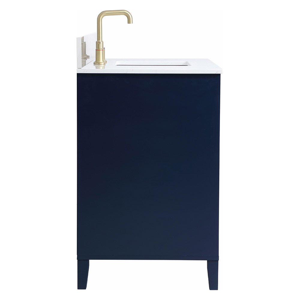 Elegant Bathroom Vanity - Blue (VF18042BL-BS)