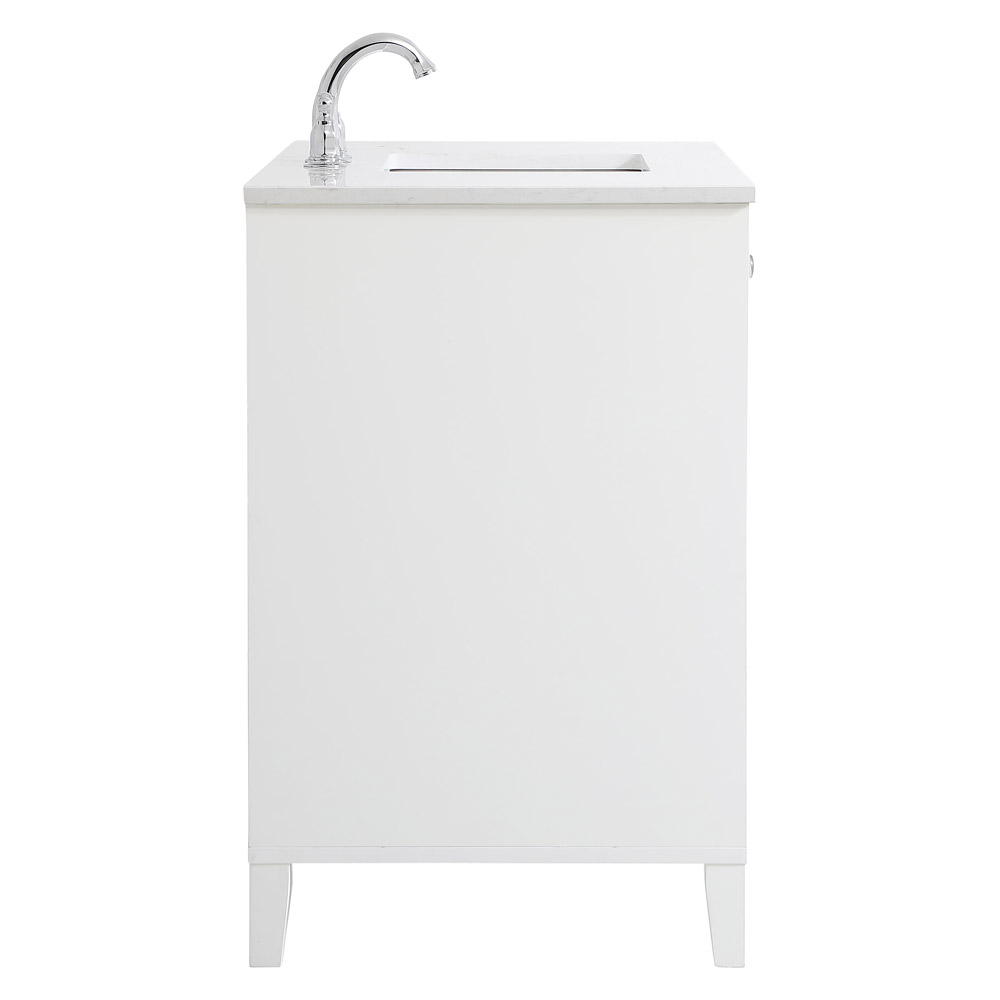 Elegant Bathroom Vanity - White (VF18042WH)