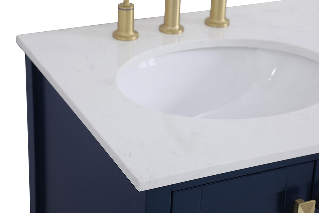 Elegant Bathroom Vanity - Blue (VF18832BL)