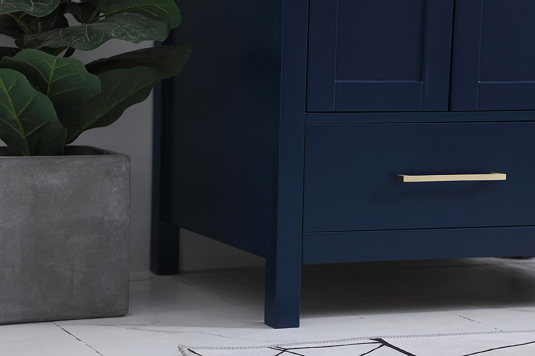 Elegant Bathroom Vanity - Blue (VF18832BL)