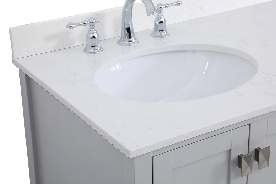 Elegant Bathroom Vanity - Gray (VF18832GR-BS)