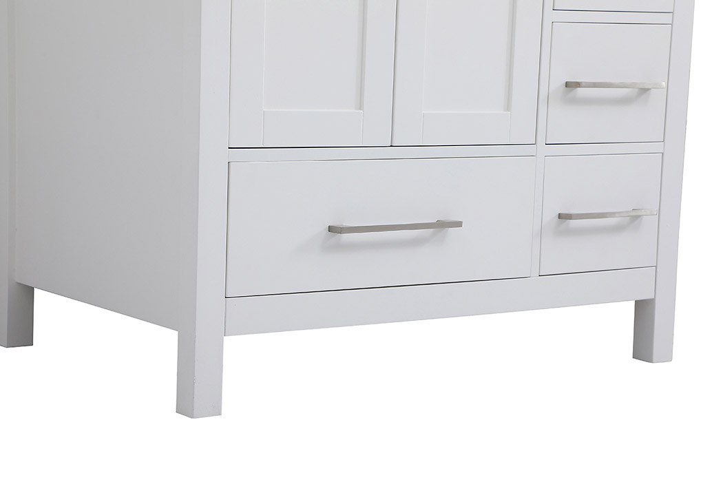 Elegant Bathroom Vanity - White (VF18832WH-BS)
