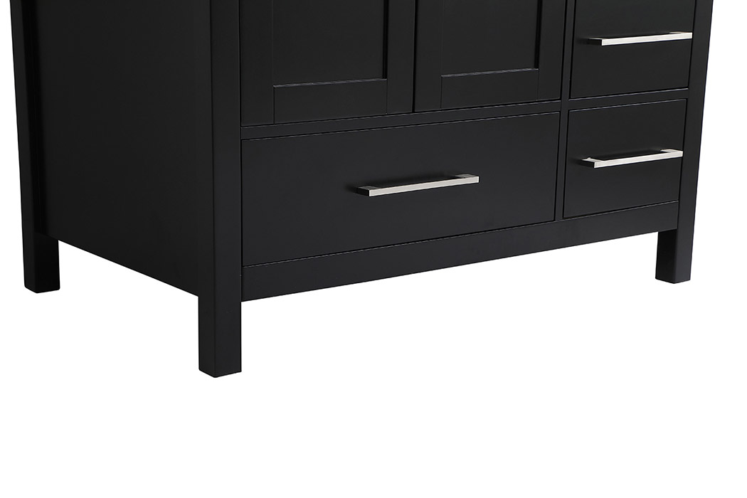 Elegant Bathroom Vanity - Black (VF18836BK-BS)