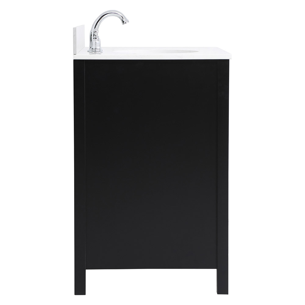 Elegant Bathroom Vanity - Black (VF18836BK-BS)