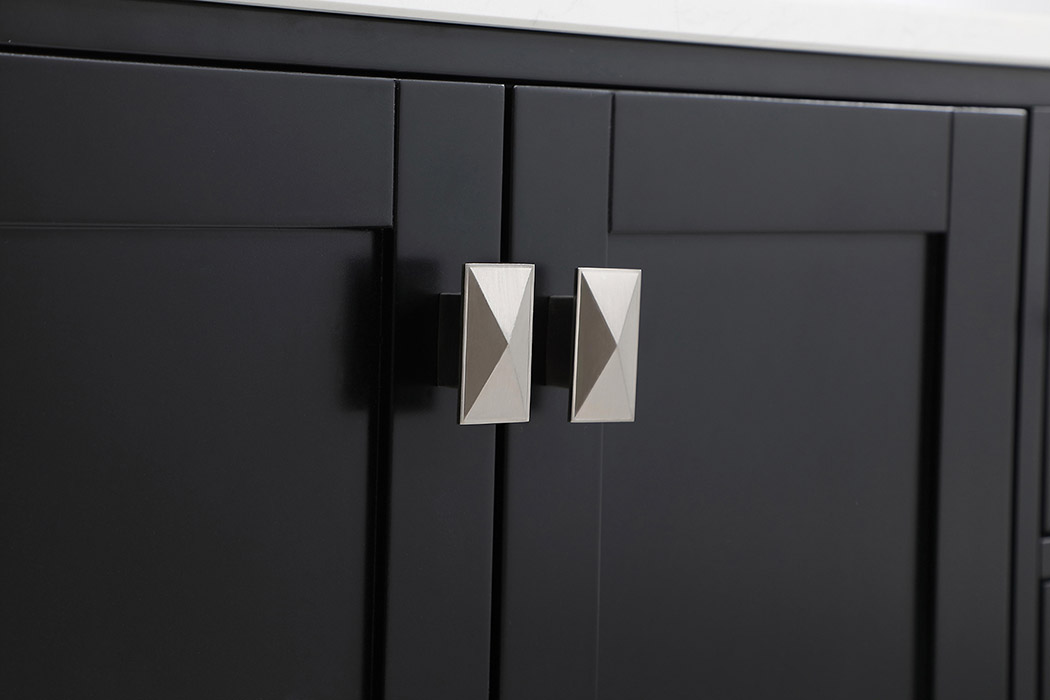 Elegant Bathroom Vanity - Black (VF18836BK-BS)
