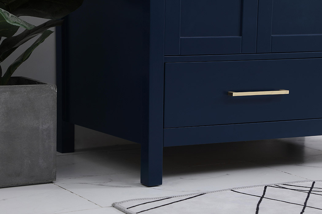 Elegant Bathroom Vanity - Blue (VF18836BL-BS)