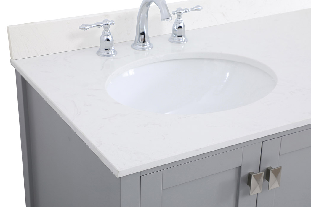 Elegant Bathroom Vanity - Gray (VF18836GR-BS)