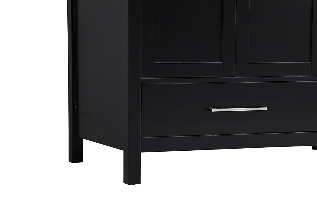 Elegant Bathroom Vanity - Black (VF18842BK)