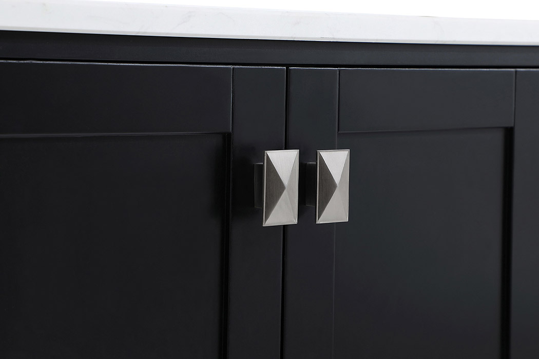 Elegant Bathroom Vanity - Black (VF18842BK)