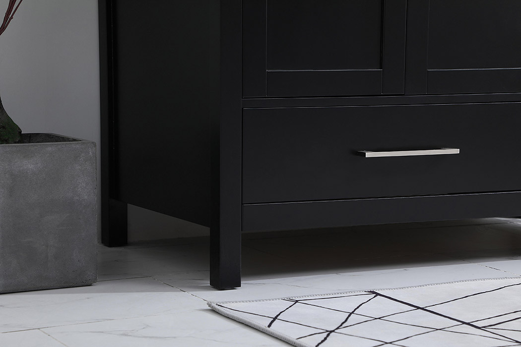 Elegant Bathroom Vanity - Black (VF18842BK)