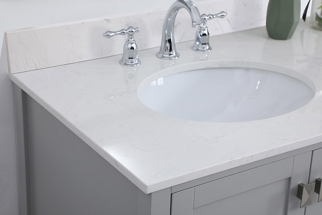 Elegant Bathroom Vanity - Gray (VF18842GR-BS)