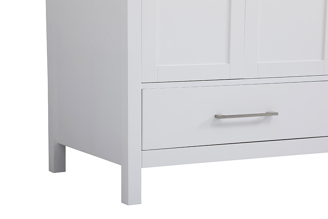 Elegant Bathroom Vanity - White (VF18842WH)