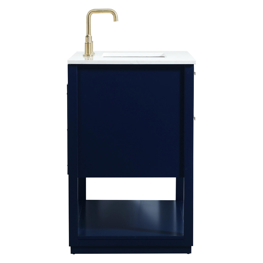 Elegant Bathroom Vanity - Blue (VF19236BL)