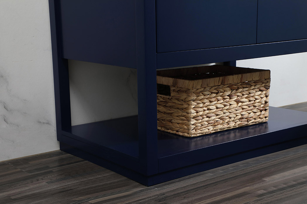 Elegant Bathroom Vanity - Blue (VF19236BL)