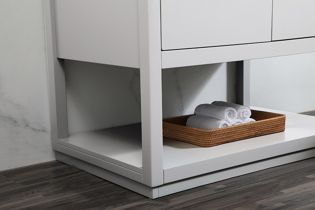 Elegant Bathroom Vanity - Gray (VF19236GR-BS)
