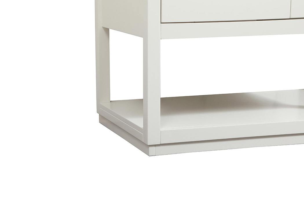 Elegant Bathroom Vanity - White (VF19236WH-BS)