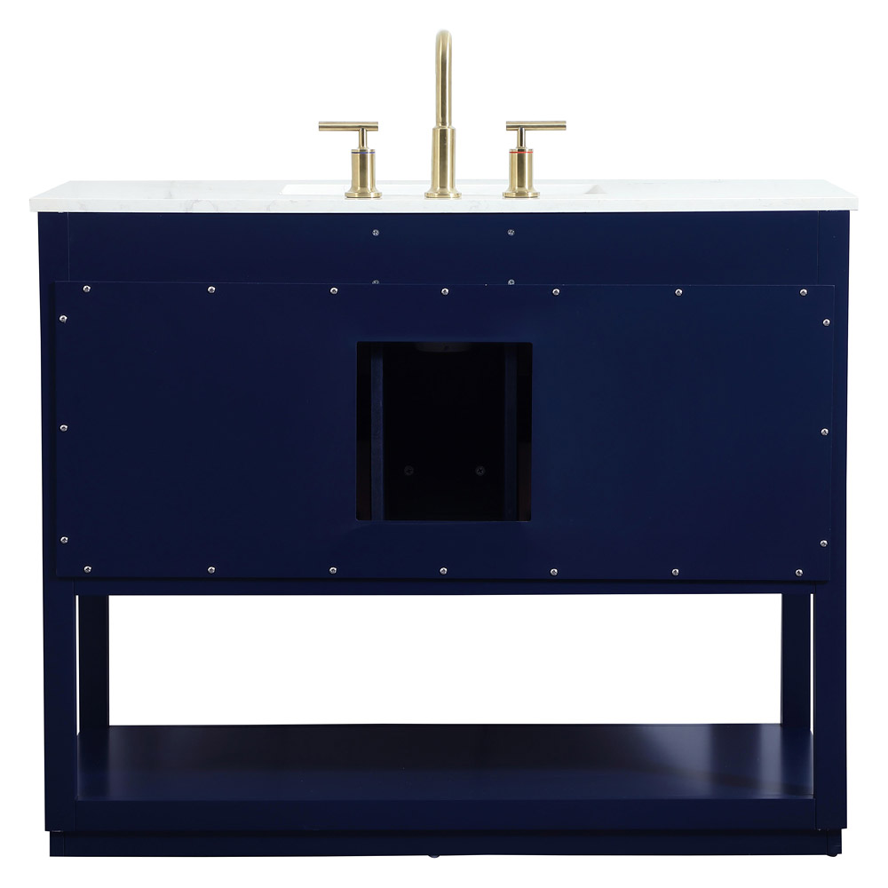 Elegant Bathroom Vanity - Blue (VF19242BL)