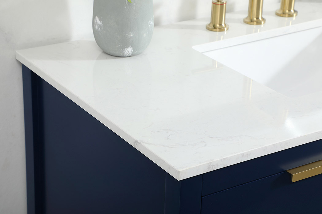 Elegant Bathroom Vanity - Blue (VF19242BL)