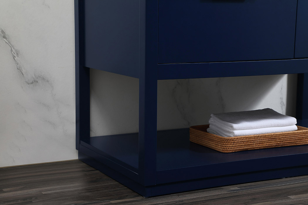 Elegant Bathroom Vanity - Blue (VF19242BL)