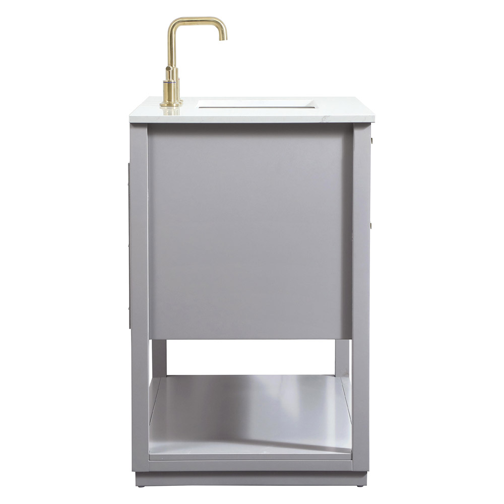 Elegant Bathroom Vanity - Gray (VF19242GR)