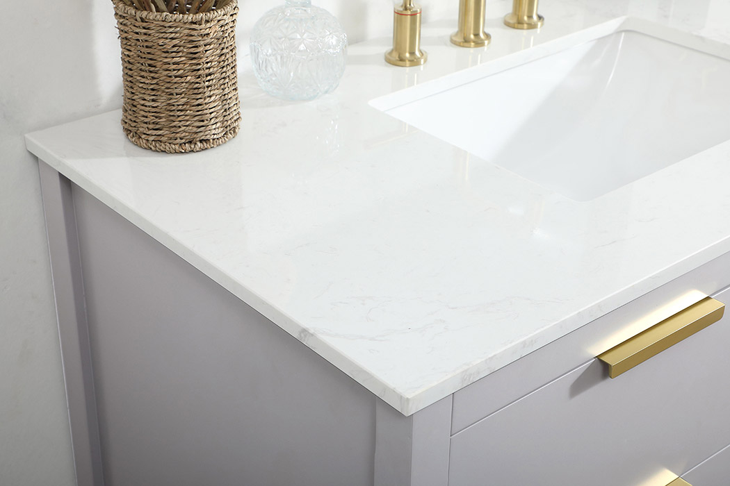 Elegant Bathroom Vanity - Gray (VF19242GR)