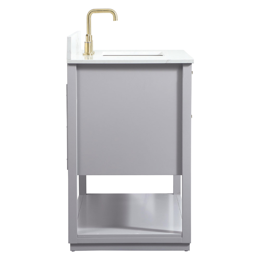 Elegant Bathroom Vanity - Gray (VF19242GR-BS)