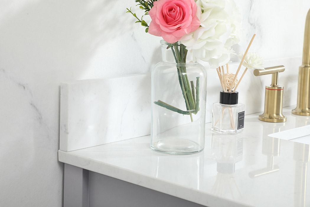 Elegant Bathroom Vanity - Gray (VF19242GR-BS)