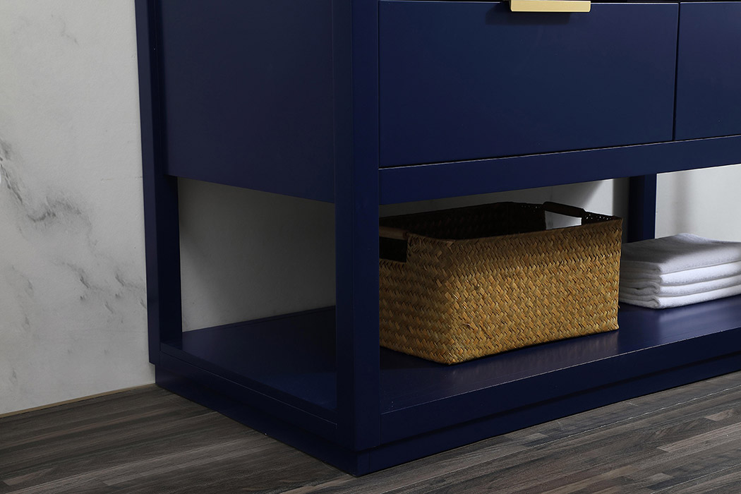 Elegant Bathroom Vanity - Blue (VF19248BL)