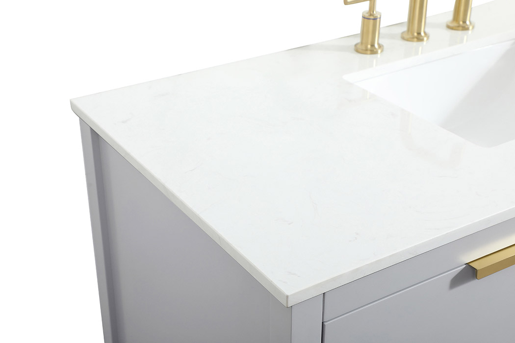 Elegant Bathroom Vanity - Gray (VF19248GR)