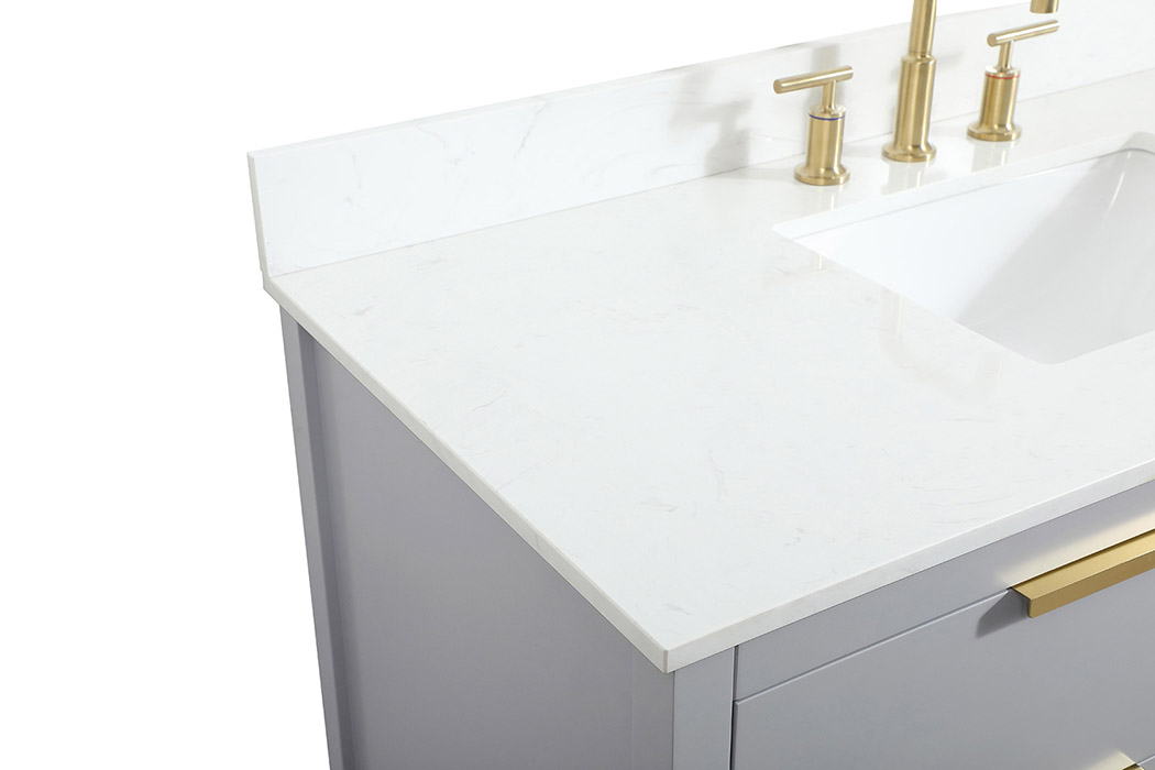 Elegant Bathroom Vanity - Gray (VF19248GR-BS)
