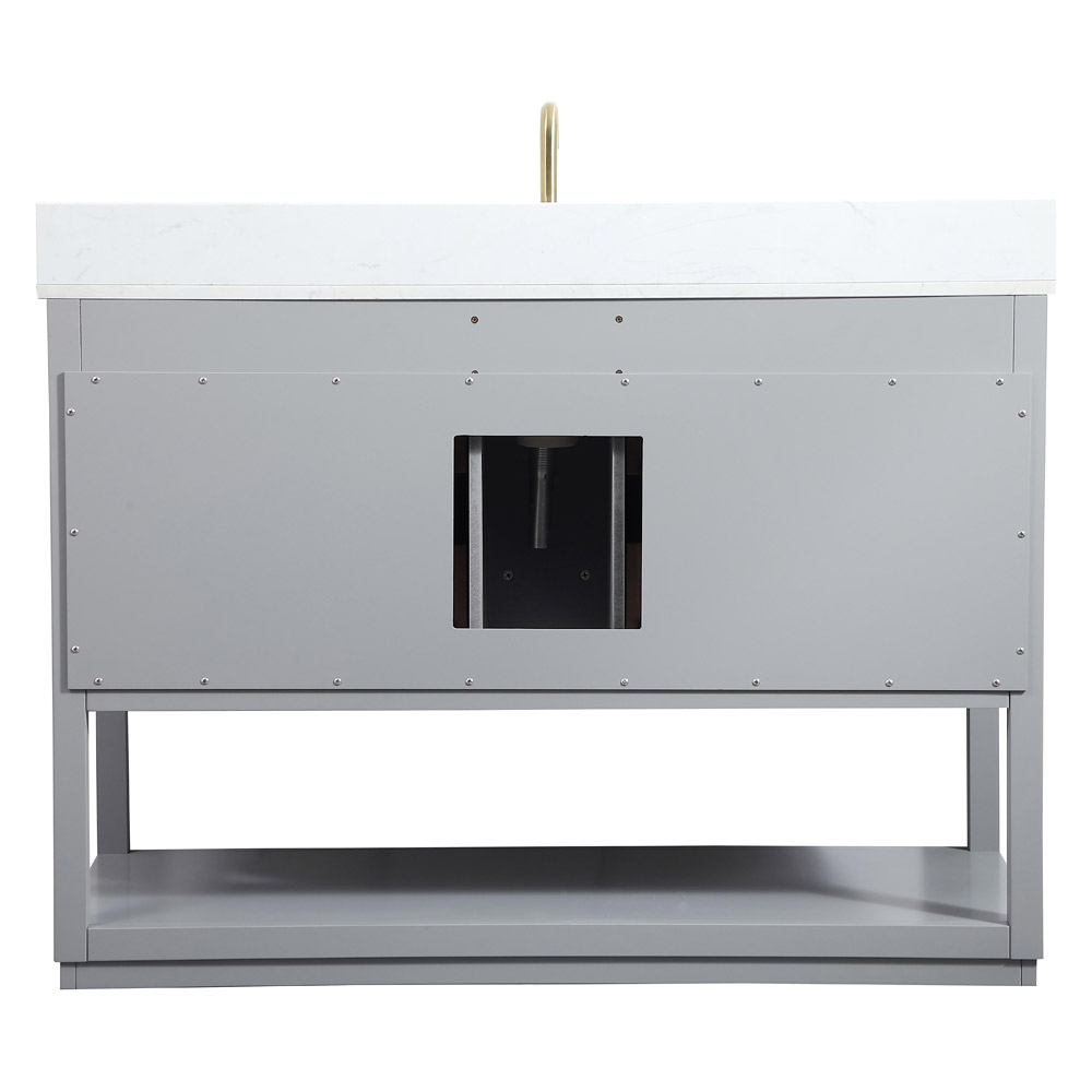 Elegant Bathroom Vanity - Gray (VF19248GR-BS)
