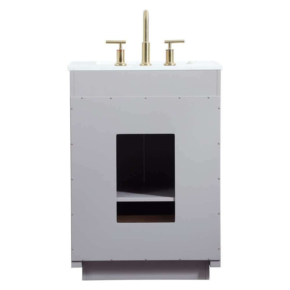 Elegant Bathroom Vanity - Gray (VF19424GR)