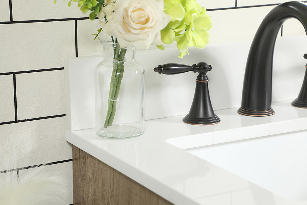 Elegant Bathroom Vanity - Natural Oak (VF2832NT-BS)