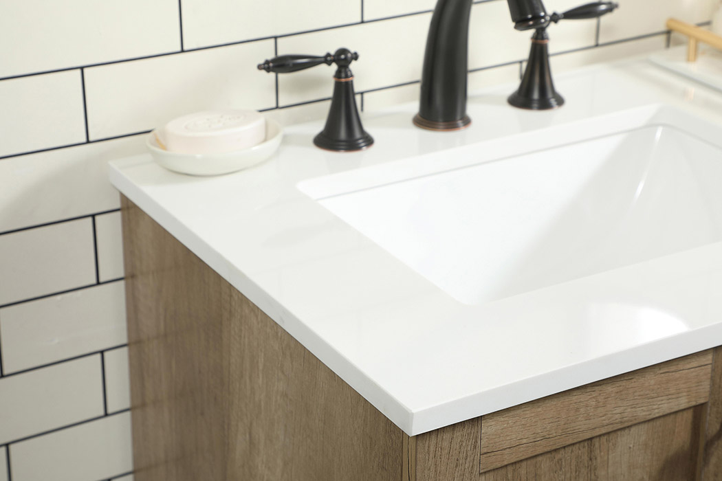 Elegant Bathroom Vanity - Natural Oak (VF2836NT)