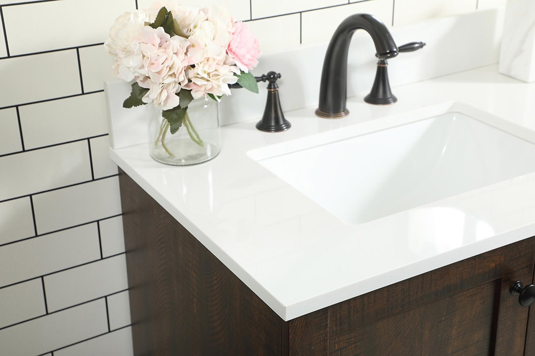 Elegant Bathroom Vanity - Espresso (VF2842EX-BS)