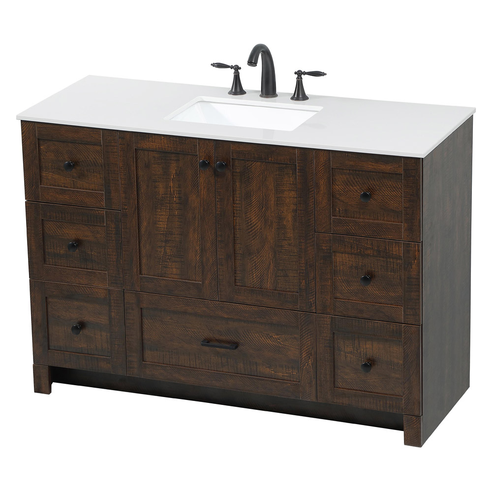 Elegant Bathroom Vanity - Espresso (VF2848EX)
