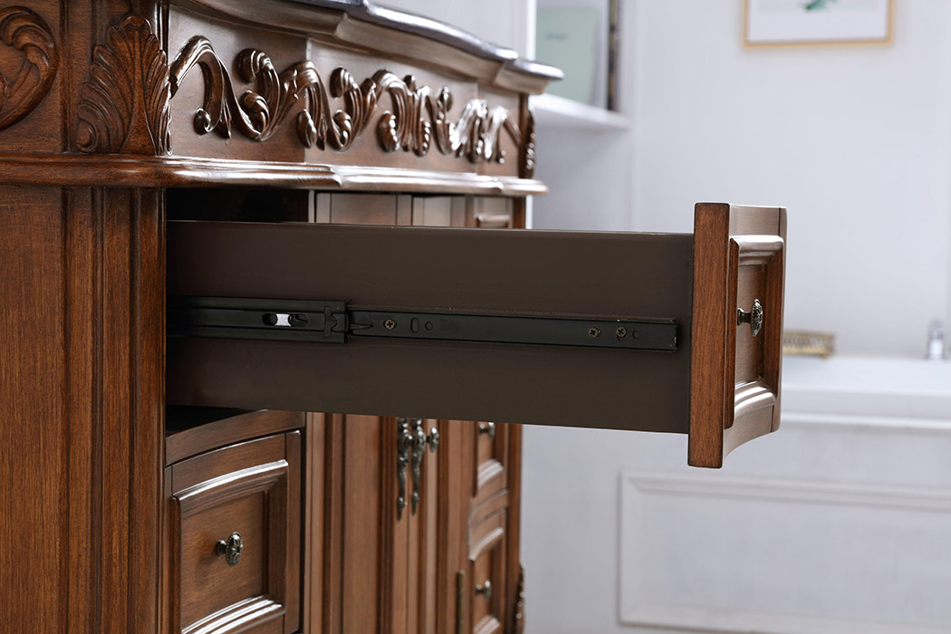 Elegant Bathroom Vanity - Teak, L 48" (VF38848TK)