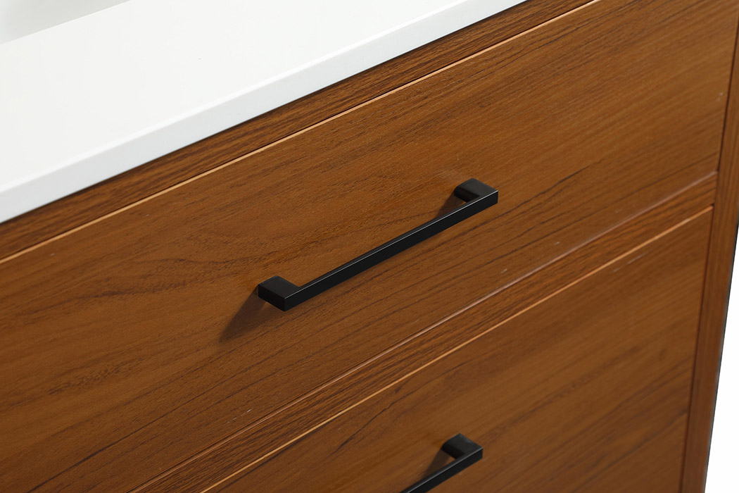 Elegant Bathroom Vanity - Teak (VF41030MTK-BS)