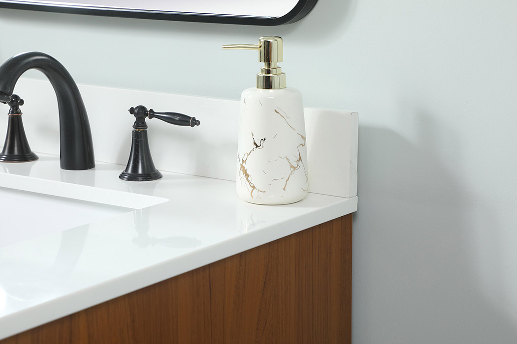 Elegant Bathroom Vanity - Teak (VF41030MTK-BS)