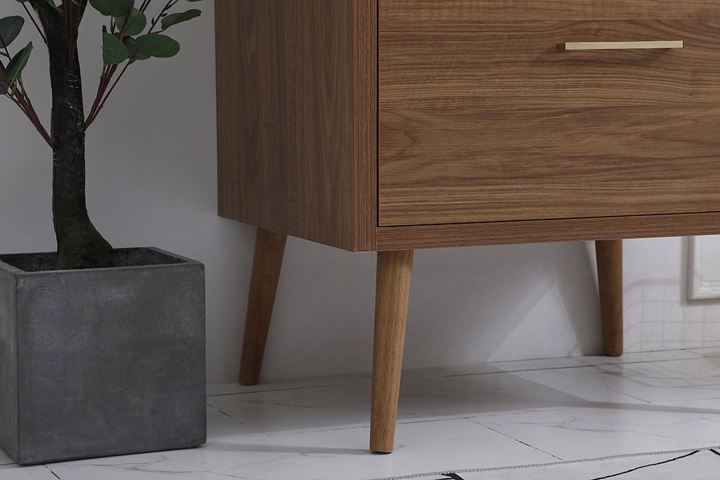 Elegant Bathroom Vanity - Walnut Brown (VF41030WB-BS)