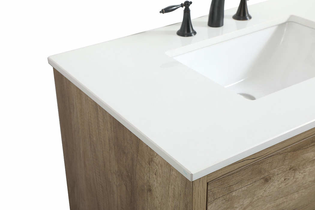 Elegant Bathroom Vanity - Natural Oak (VF41036NT)