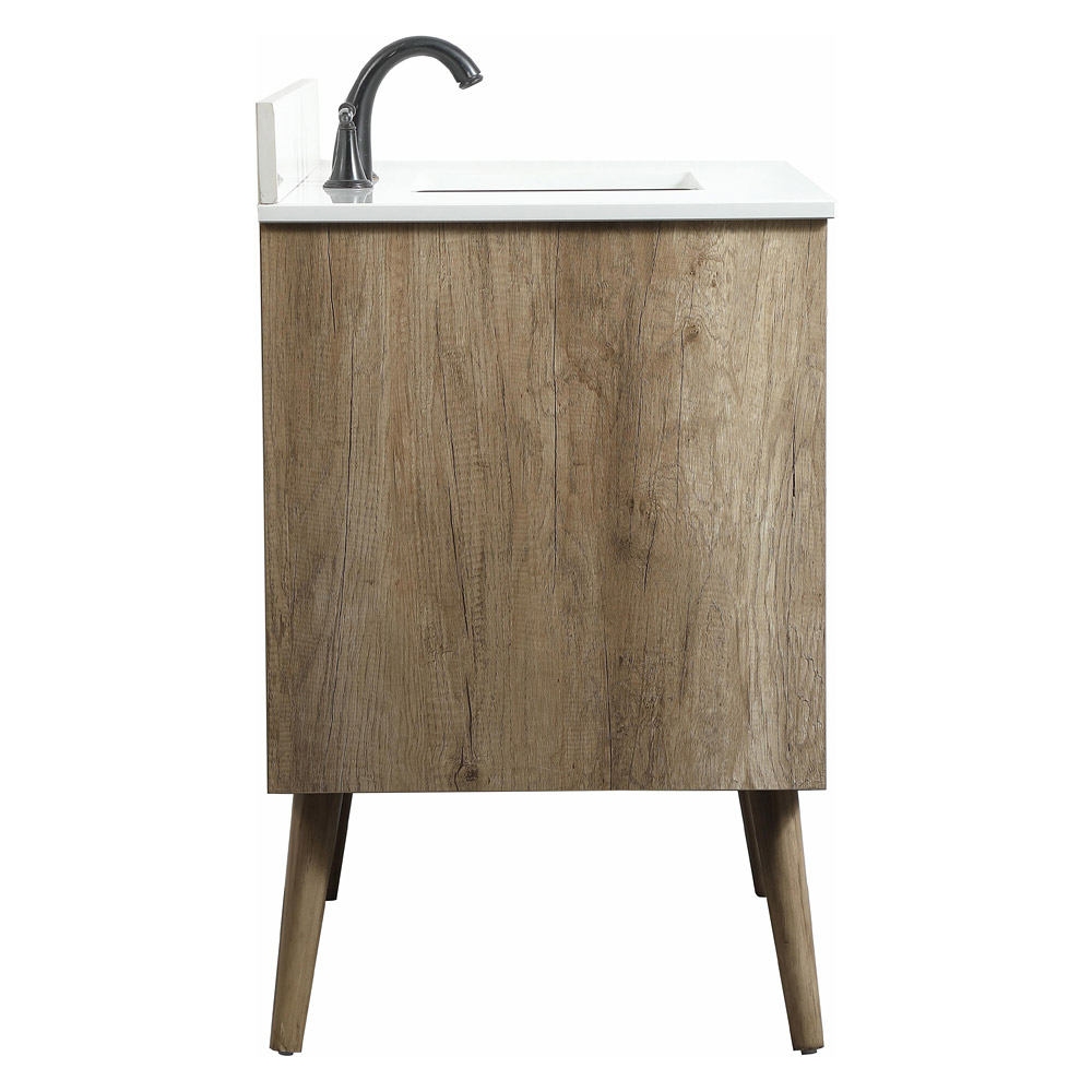 Elegant Bathroom Vanity - Natural Oak (VF41036NT-BS)