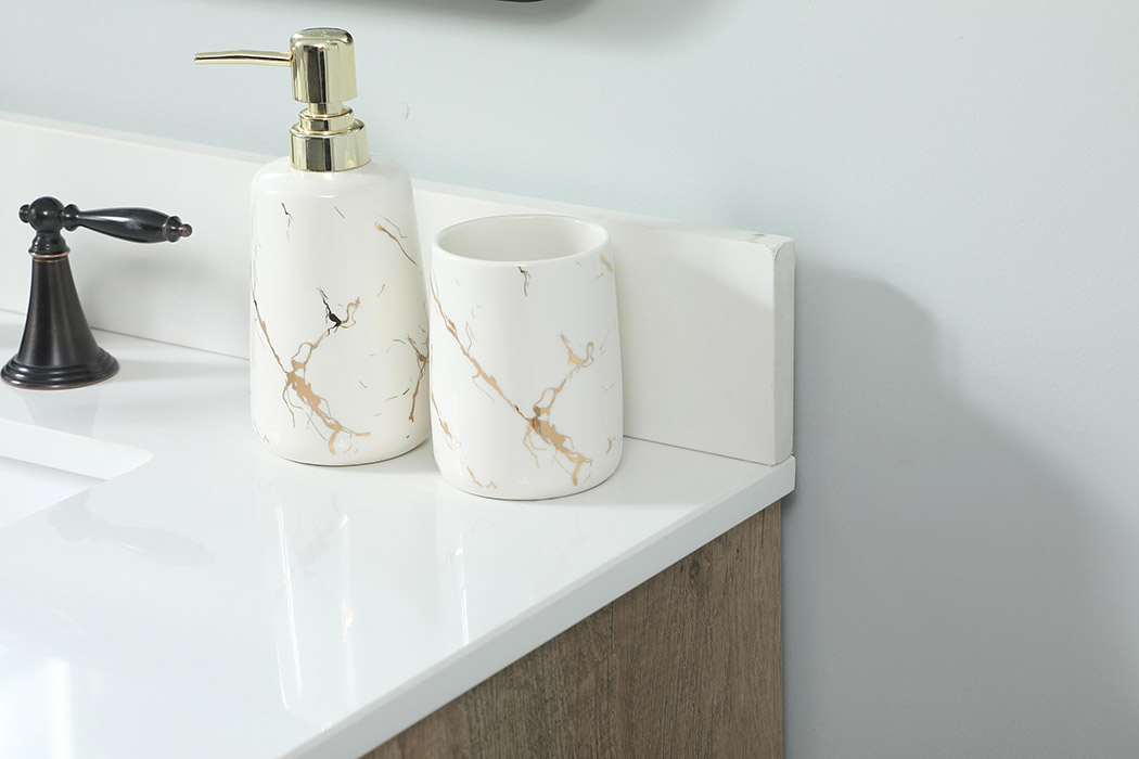 Elegant Bathroom Vanity - Natural Oak (VF41036NT-BS)