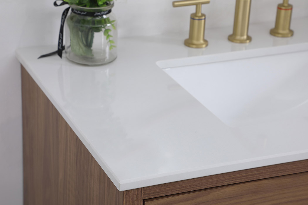 Elegant Bathroom Vanity - Walnut Brown (VF41036WB)